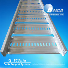 Light Duty AU tipo bandeja de escalera de cable pregalvanizado de acero / bandeja de escalera de cable / bandeja de cable perforada (manufacturers.UL.CE.ISO.SGS)